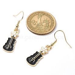 Golden Alloy Enamel Dangle Earrings for Women&nbsp;EJEW-JE05657