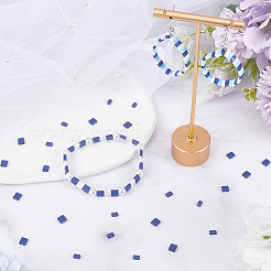 300Pcs 2 Styles 2-Hole Baking Paint Glass Seed Beads&nbsp;SEED-SC0001-17