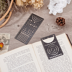 2Pcs 201 Stainless Steel Bookmark Template&nbsp;DIY-ME0002-48