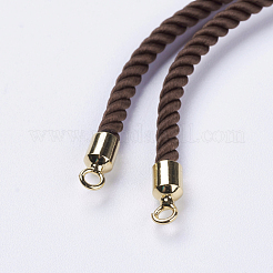 Nylon Twisted Cord Bracelet Making&nbsp;X-MAK-F018-14G-RS