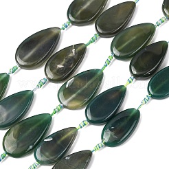 Natural Banded Agate Beads Strands&nbsp;G-F825-E02-01