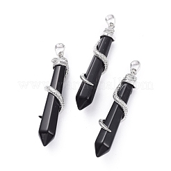 Natural Gemstone Big Pointed Pendants&nbsp;G-F696-B