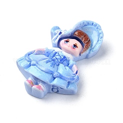Cartoon Girls Opaque Resin Decoden Cabochons&nbsp;RESI-S392-06C-02