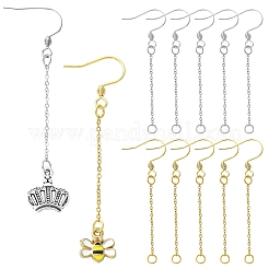 304 Stainless Steel Earring Hooks&nbsp;EJEW-YW00011-01