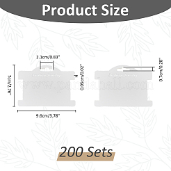 100Pcs Paper Bracelet Display Cards&nbsp;CDIS-WH0027-11B-01