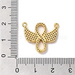 Rack Plating Brass Micro Pave Cubic Zirconia Pendants&nbsp;KK-K377-85G