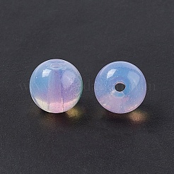 Transparent Baking Paint Glass Beads&nbsp;X-GLAA-P029-06