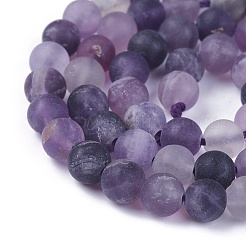 Natural Fluorite Beads Strands&nbsp;G-F642-07-A