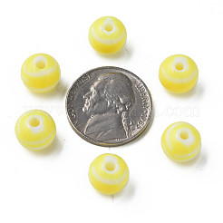 Opaque Striped Acrylic Beads&nbsp;MACR-S373-27D-06