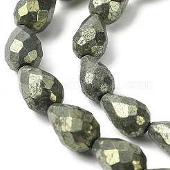 Natural Pyrite Beads Strands&nbsp;G-D067-J04