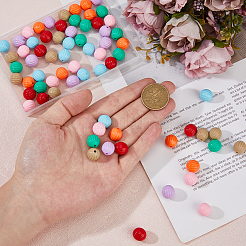 70Pcs 7 Colors Acrylic Beads&nbsp;FIND-DC0006-33