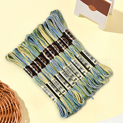 10 Skeins 6-Ply Polyester Embroidery Floss&nbsp;OCOR-CY0003-16A
