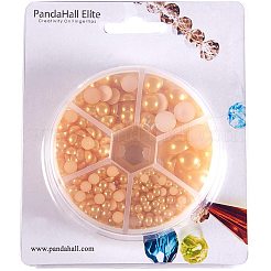 1Box ABS Plastic Imitation Pearl Dome Cabochons&nbsp;SACR-PH0001-32