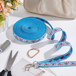 25 Yards Vintage Jacquard Nylon Ribbon&nbsp;OCOR-ME0001-87