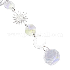 Glass Teardrop Window Hanging Suncatchers&nbsp;HJEW-JM04517