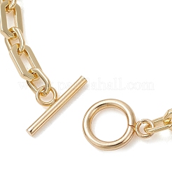 Brass Paperclip Chains Bracelets for Women&nbsp;BJEW-JB14063
