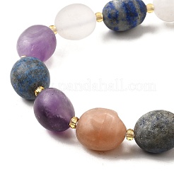 Natural Mixed Gemstone Beads Strands&nbsp;G-H312-A01-B02