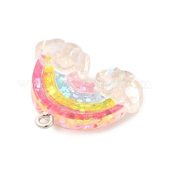 Transparent Resin Pendants&nbsp;X-CRES-B012-01