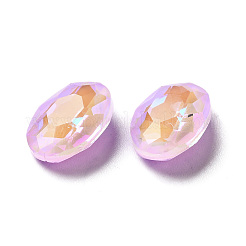 Mocha Fluorescent Style Glass Rhinestone Cabochons&nbsp;GGLA-M005-01A-371MK