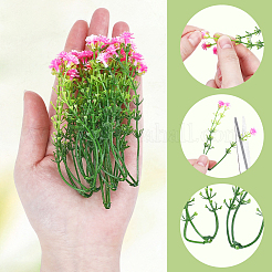 Plastic Artificial Flower&nbsp;AJEW-SP0004-74A