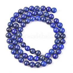 Natural Lapis Lazuli Beads Strands&nbsp;X-G-G099-6mm-7