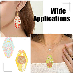 12Pcs 12 Styles Twelve Constellations Alloy Enamel Big Pendants&nbsp;ENAM-YW0008-20