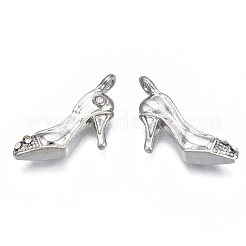 Rack Plating Alloy Rhinestone Pendants&nbsp;ALRI-T007-01