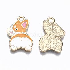 Alloy Enamel Pendants&nbsp;X-ENAM-S127-013-RS