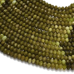 Gradient Color Natural Yellow Green Opal Beads Strands&nbsp;GG-CBA9722-B01-01
