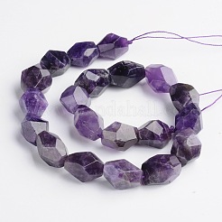 Nuggets Natural Amethyst Beads Strands&nbsp;G-D770-05