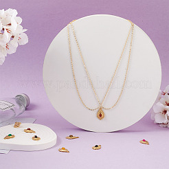 10Pcs 10 Style 304 Stainless Steel Pendants&nbsp;STAS-FW0001-24