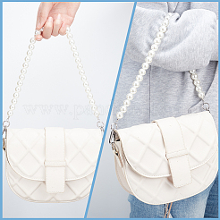Vintage Resin Imitation Pearl Beaded Bag Straps&nbsp;FIND-PH0008-03