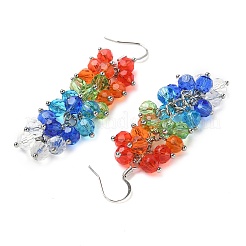 Glass Dangle Earrings&nbsp;EJEW-JE05756