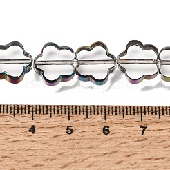 Electroplated Transparent Glass Beads Strands&nbsp;GL-CBA98F0-07F