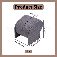 Microfiber Velvet Single Watch Display Stands&nbsp;ODIS-WH0025-302B