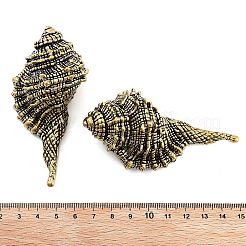 Brass Conch Figurines Statues for Home Desktop Feng Shui Ornament&nbsp;DJEW-Z008-05AB