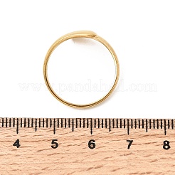 5Pcs 304 Stainless Steel Open Cuff Rings for Women&nbsp;RJEW-K313-03G