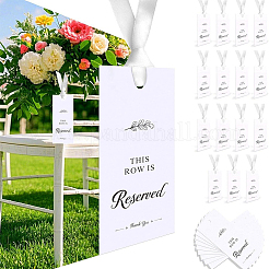 1 Set Paper Seat Reserved Sign Hanging&nbsp;AJEW-SP0004-40A