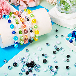150G 5 Colors ABS Plastic Imitation Pearl Beads&nbsp;KY-TA0001-44A