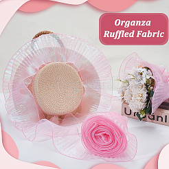 1Pc Polyester Pleated Lace Trim&nbsp;OCOR-GA0002-67B
