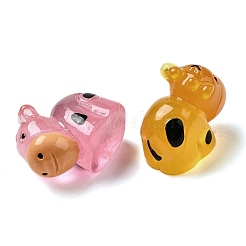 Translucent Resin Cut Cow Ornament&nbsp;RESI-E059-10
