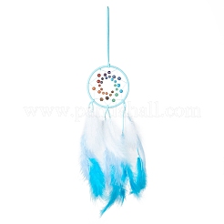 Synthetic & Natural Mixed Stone Pendant Decorations&nbsp;AJEW-I059-11F
