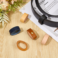 6Pcs Cowhide Leather Loop Keepers&nbsp;FIND-PH0062-15