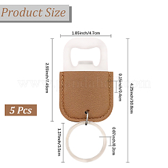 5Pcs Stainless Steel Bottle Openers&nbsp;AJEW-CL0001-15B