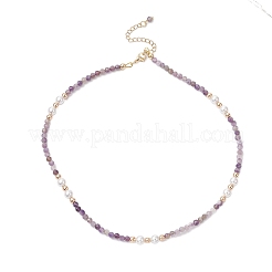 White Jade Necklaces&nbsp;NJEW-JN05340-02