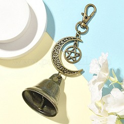 Iron Bell Pendant Decoration&nbsp;HJEW-JM02451