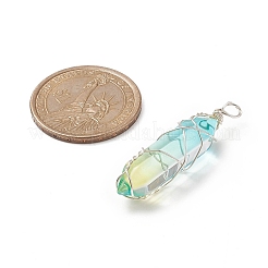 Glass Pendants&nbsp;PALLOY-JF01741-02