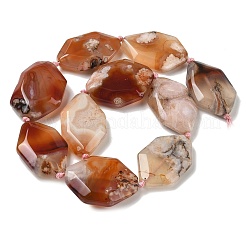 Natural Cherry Blossom Agate Beads Strands&nbsp;GG-CBAD7AB-04