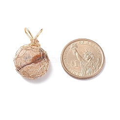 Natural Gemstone Pendants&nbsp;PALLOY-JF01420