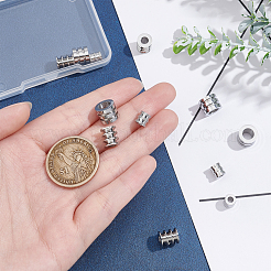 12Pcs 3 Style 316 Surgical Stainless Steel Beads&nbsp;STAS-DC0003-39